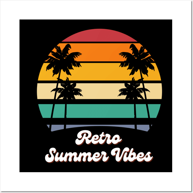 Retro Summer Vibes Wall Art by Sunshine & Happiness